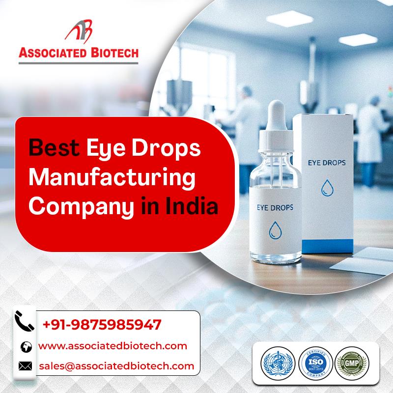 Eye Drops Manufacturing Company in India